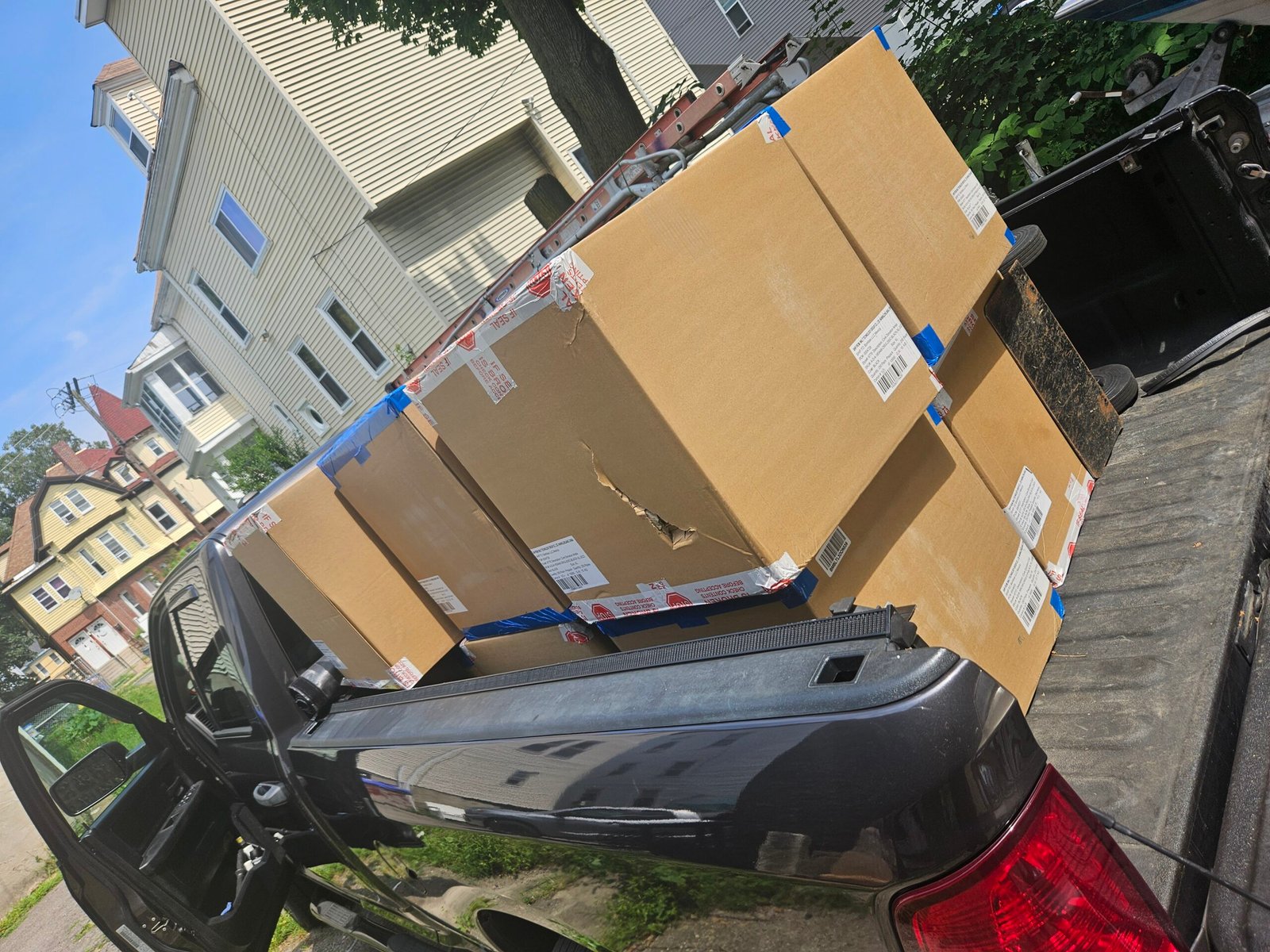 and sometimes besides food we get other things like Boxes of socks!